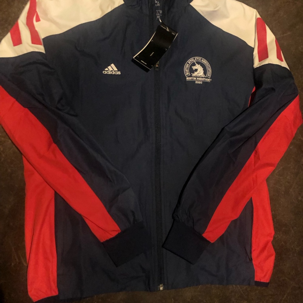Adidas Blue and Red Track Jacket